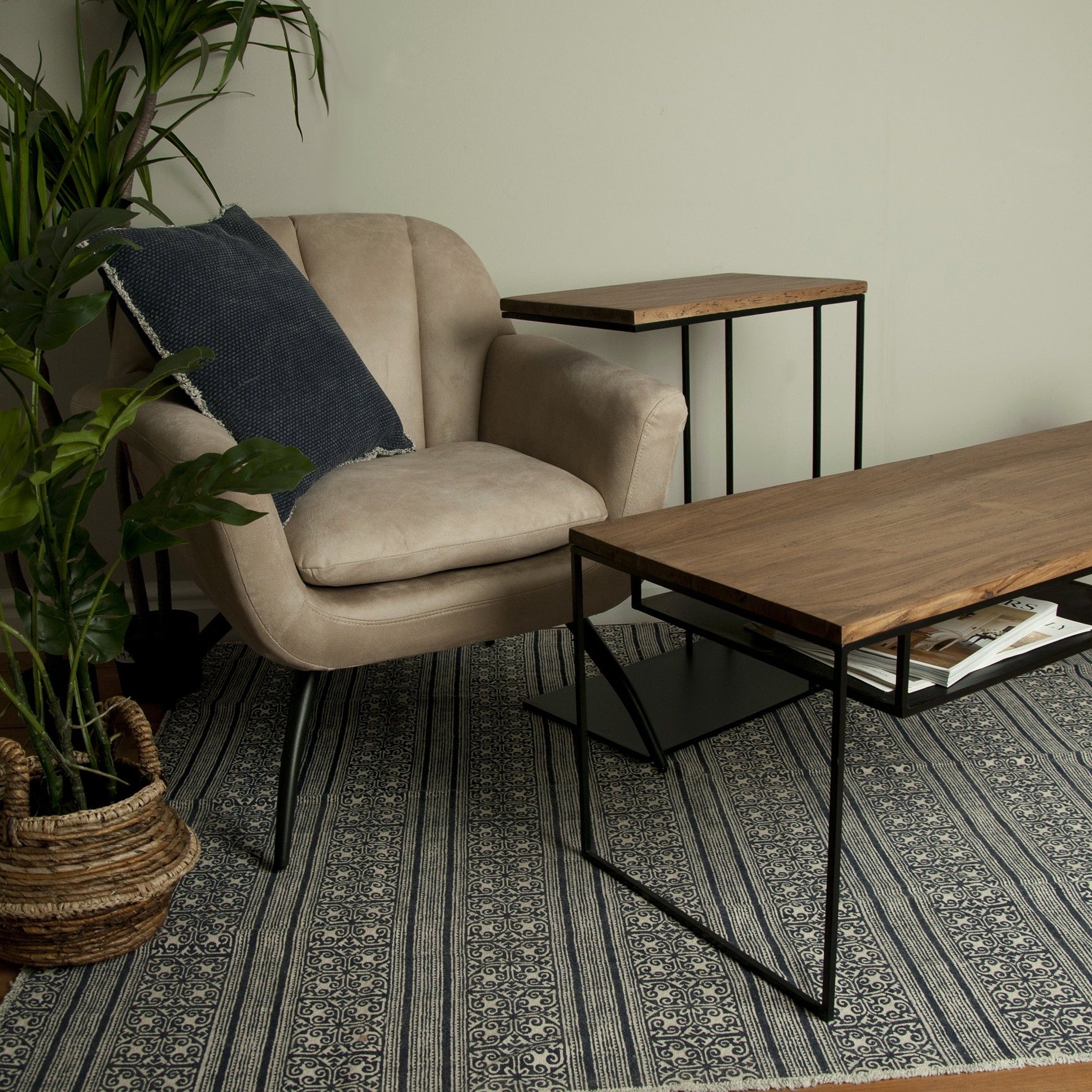 Selby Slim Coffee Table and Over Arm Lamp Table
